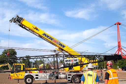 Maxim Crane truck crane